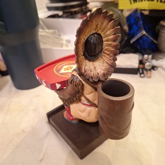 Diamond Crown Chief Copper Penny Statue~ Cigar Company~ Awesome Memorabilia - Picture 4 of 6